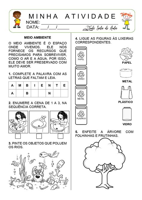 Meio Ambiente Atividade