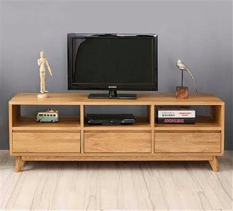 meja tv minimalis kayu