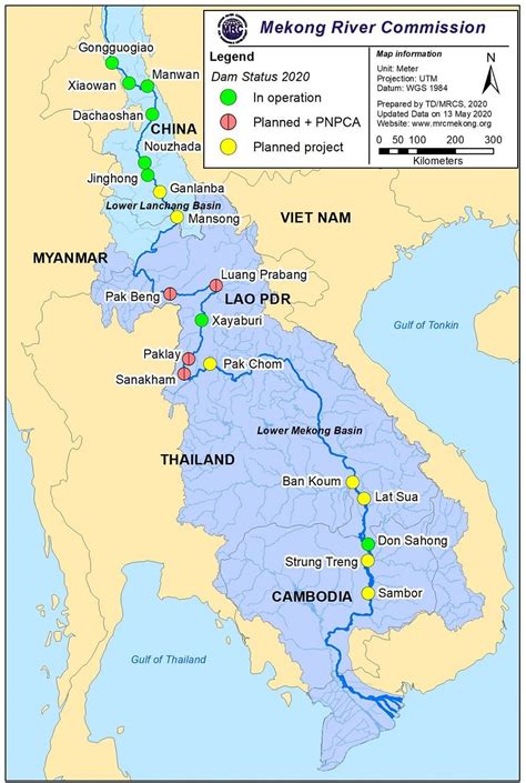 Mekong River Map