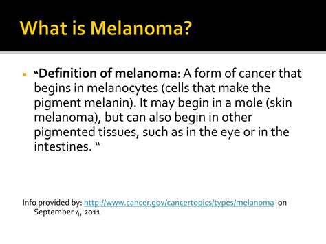 melanoma definition