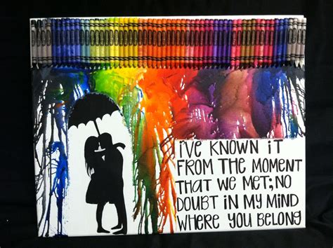 Melted Crayon Quote