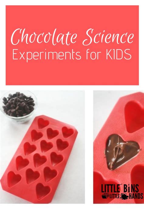 Melting Chocolate Science Experiment Little Bins For Little Science Experiments With Chocolate - Science Experiments With Chocolate