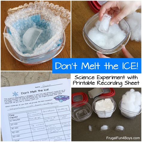 Melting Snow Science Experiment Fun Learning For Kids Preschool Snow Science - Preschool Snow Science