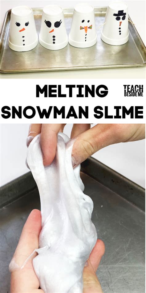 Melting Snowmen Acetone And Styrofoam Slime Experiment Slime Experiment Worksheet - Slime Experiment Worksheet