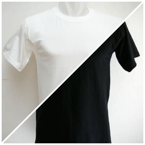Memaksimalkan Kaos Polos Hitam Dan Putih Untuk Design Desain Kaos Simple Keren - Desain Kaos Simple Keren