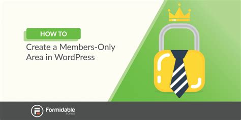 member only area wordpress