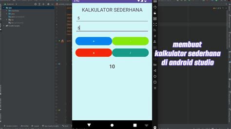 Membuat Kalkulator Android Studio