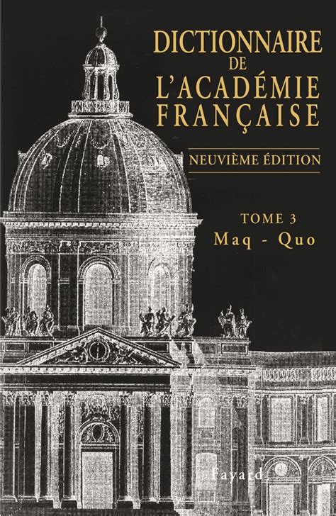 memento mori Dictionnaire de l’Académie française 9e édition