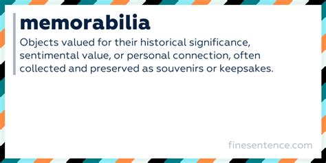Memorabilia Definition