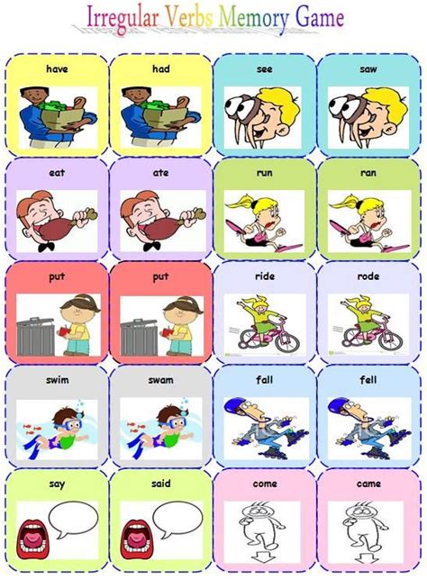 Memorama En Ingles