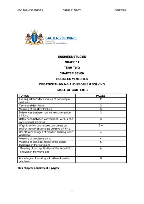 Memorandum Business Studies Term2 Task 3 Presentation