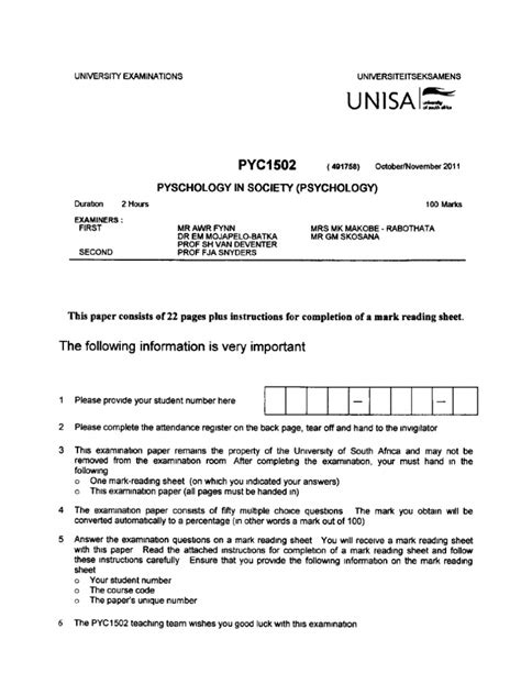 Full Download Memorandum Pyc1502 Past Papers File Type Pdf 