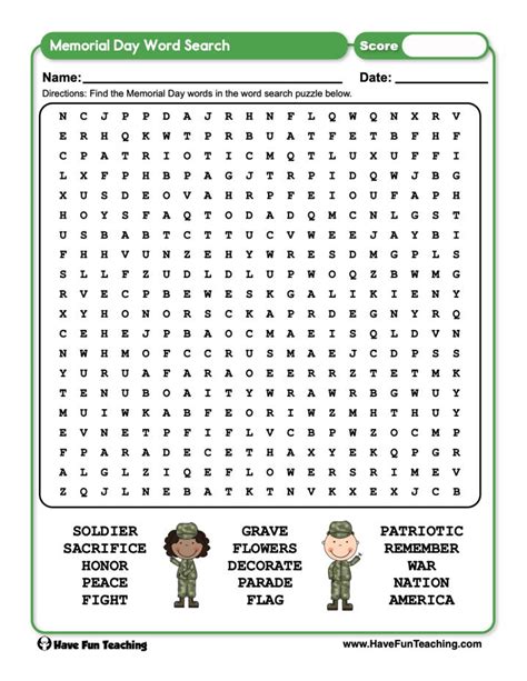 Memorial Day Grade 4