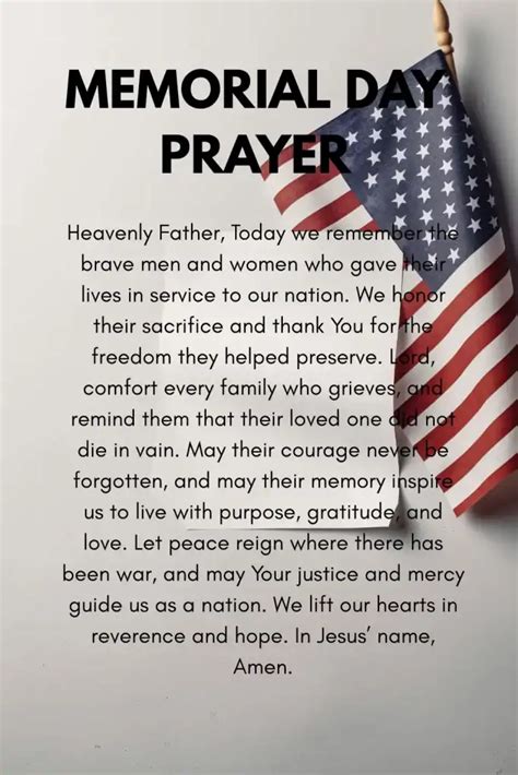 Memorial Day Prayer