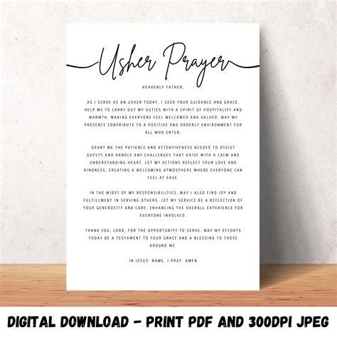 memorial for deceased church ushers