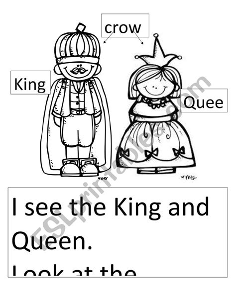 Memories Of The Queen Worksheets King   Queen Preschool Worksheet - King & Queen Preschool Worksheet