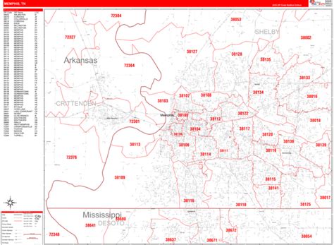 memphis tennessee zip code
