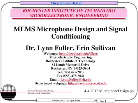 Download Mems Microphone Design And Signal Conditioning Dr Lynn 