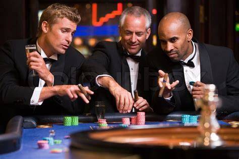 men gambling