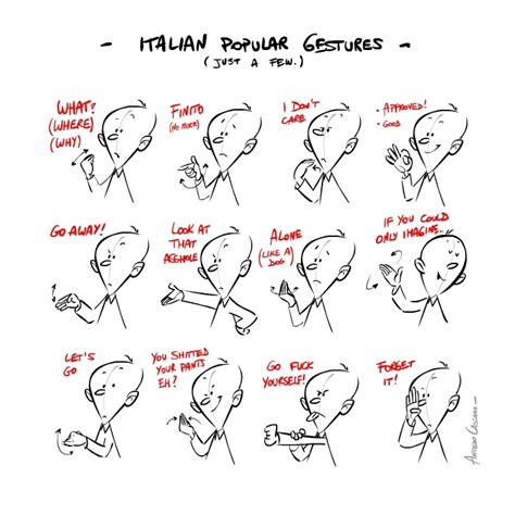 men italian hand gestures when dating