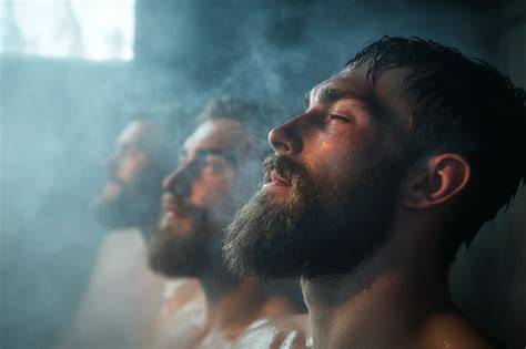 men sauna nude