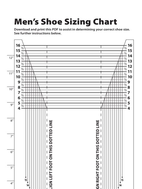Men Shoe Sizing Chart