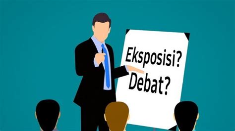 mengapa debat digolongkan ke dalam teks eksposisi