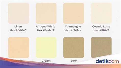 Mengetahui Karakteristik Warna Cream Dan Kombinasi Warnanya Warna Dasar Yang Bagus - Warna Dasar Yang Bagus