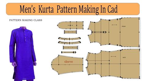 mens kurta pattern making