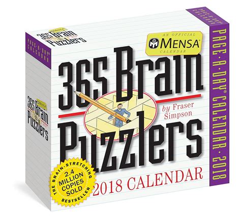 Read Mensa 365 Brain Puzzlers Page A Day Calendar 2016 