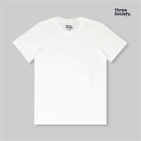 Mentahan Baju Putih  Jual Three Society Basic T Shirt White Kaos - Mentahan Baju Putih