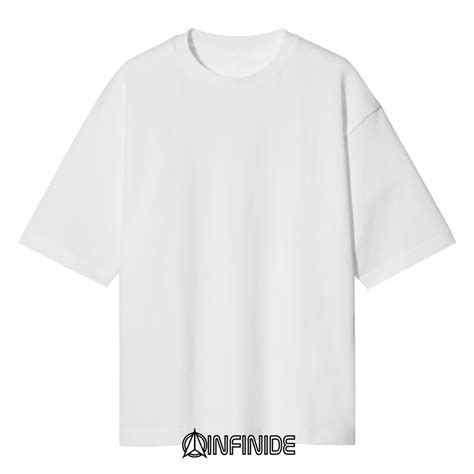 Mentahan Baju Putih Polos  Infinide T Shirt Kaos Polos Big Oversize Putih - Mentahan Baju Putih Polos