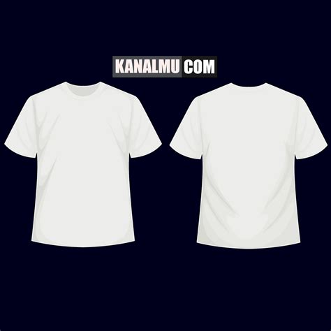 Mentahan Kaos Polos Putih  Tshirt Mockup Free Design Kaos T Shirt Design - Mentahan Kaos Polos Putih