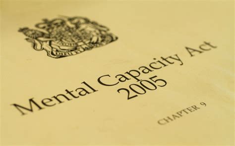 Mental Capacity Act 2005 Code Of Practice 2007 Final Edition Code Of Practice To The Mental Capacity Act 2005