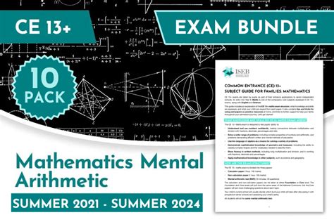 Mental Maths Papers Iseb