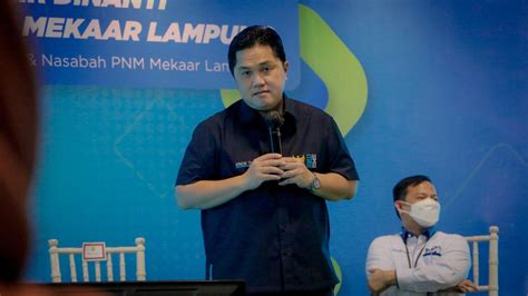 Menteri Bumn Apresiasi Pnm Mekaar Lampung Berdayakan Ibu Baju Pnm - Baju Pnm