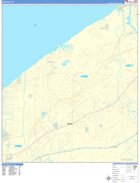 mentor ohio zip code