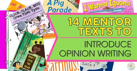 Read Online Mentor Texts For Opinion Writing Second Grade 