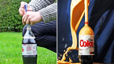 Mentos And Coke Explosions The Science Explained Youtube Coke And Mentos Science - Coke And Mentos Science