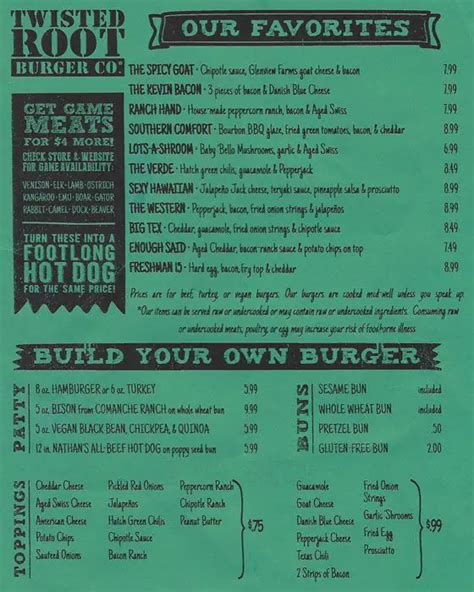 menu - Twisted Root Burger Co.