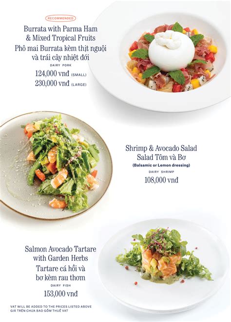 menu 4p | Pizza 4Ps Vincom Menu Bng Gi v