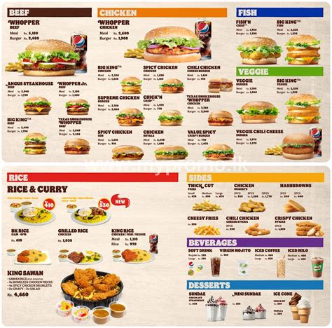 menu burger king pdf