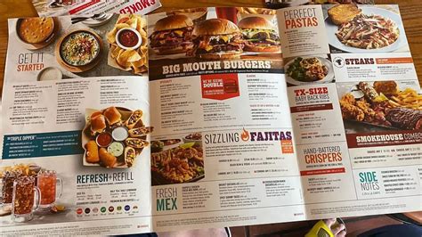 Menu Chilis Precios