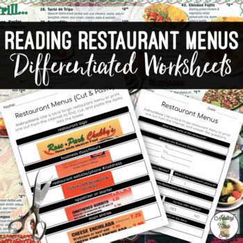 Menu Making Roundup All The Worksheets Like Mother The Last Supper For Kids Worksheet - The Last Supper For Kids Worksheet