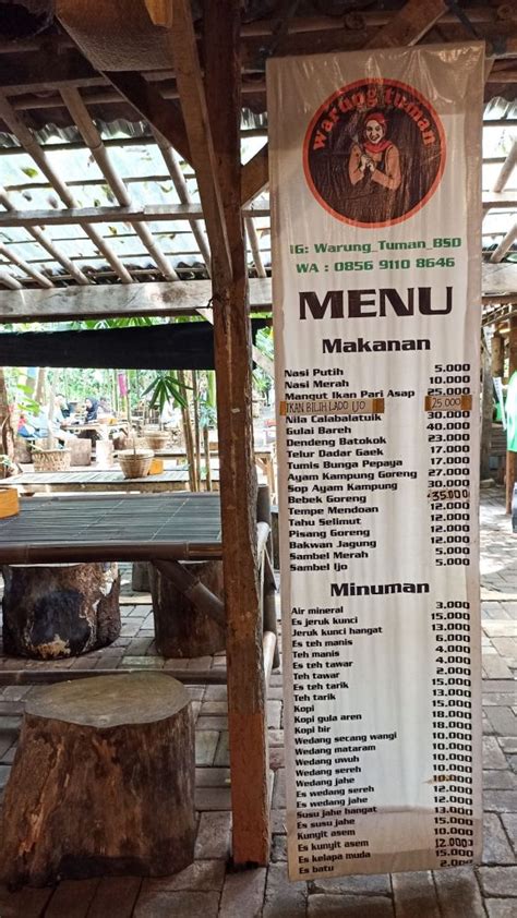 menu warung tuman bsd | Sapphire Sky Hotel BSD City Serpong Tangerang