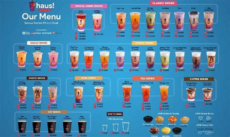 MENU HAUS - √ Daftar Harga Menu Haus Minuman Terbaru 2024