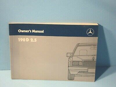 Read Mercedes 190D Manual 