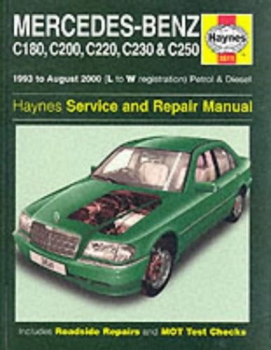 Full Download Mercedes Benz C Class Petrol And Diesel 1993 2000 Service And Repair Manual Service Repair Manuals By A K Legg 2000 12 31 