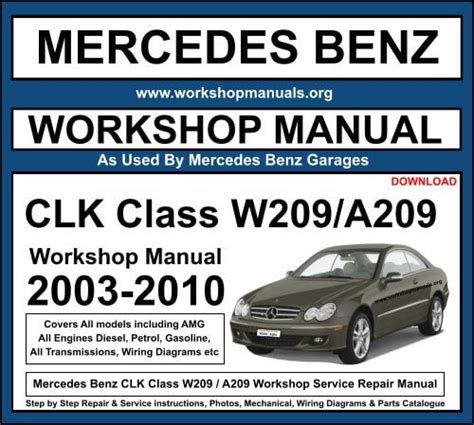 Full Download Mercedes Clk W209 Owners Manual 