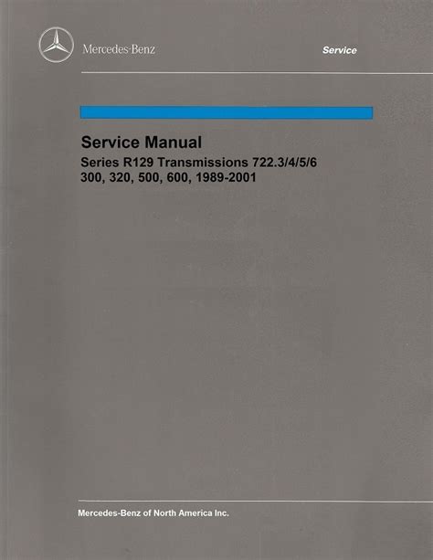 Download Mercedes R129 Service Manual Library 